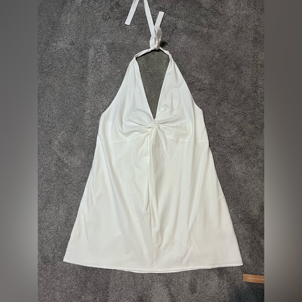Reformation White Jessella  Mini Dress. Size 12 - Picture 2 of 4